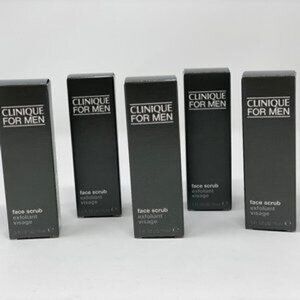 5pk Clinique for Men face scrub exfoliant 0.5 oz